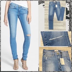 FRAME denim Forever Karlie in Fairfax deluxe.  Skinny Jean NWT Size 31 jeans